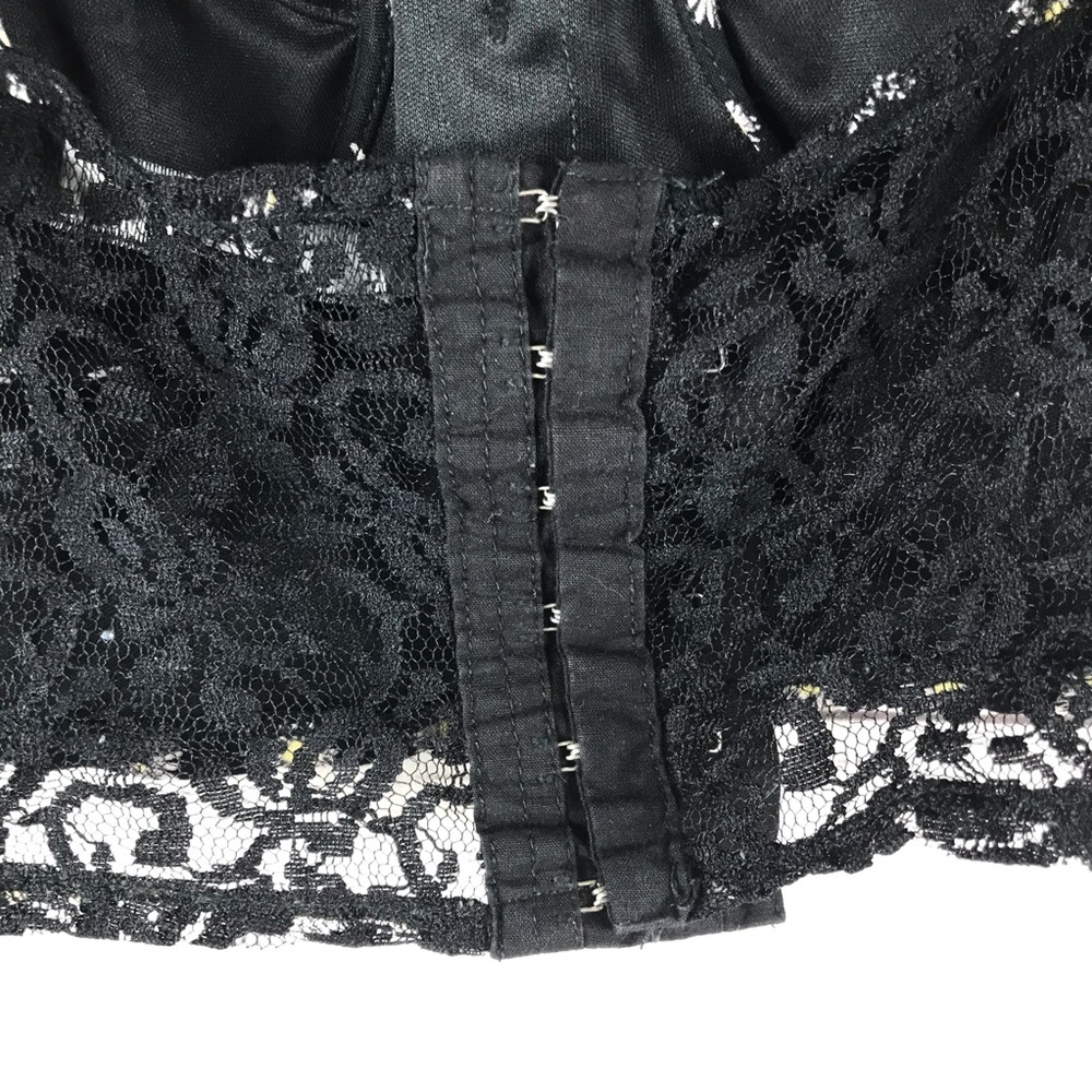 Forever 21 Sunflower Cami Strap Bralett Crop Top M - Picture 4 of 9